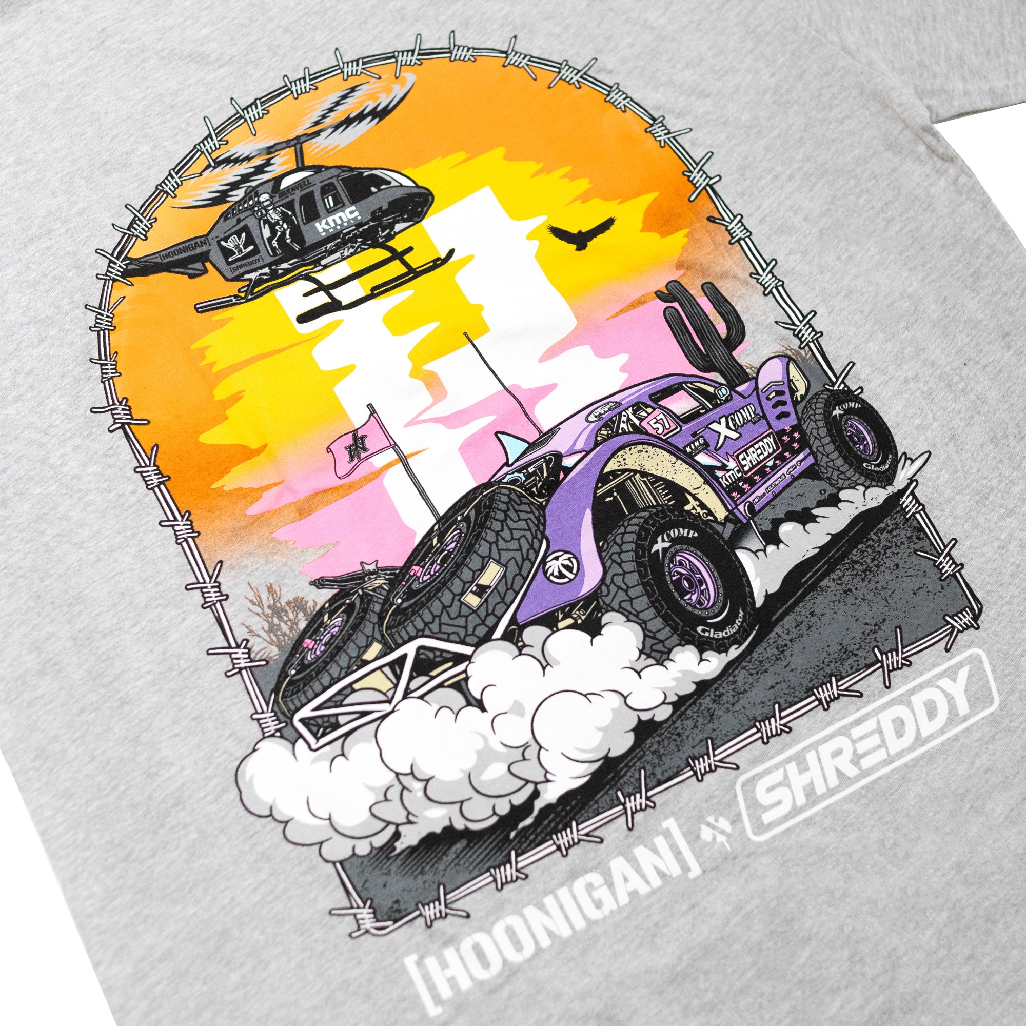 Hoonigan x Shreddy DESERT SHRED Short Sleeve T-Shirt