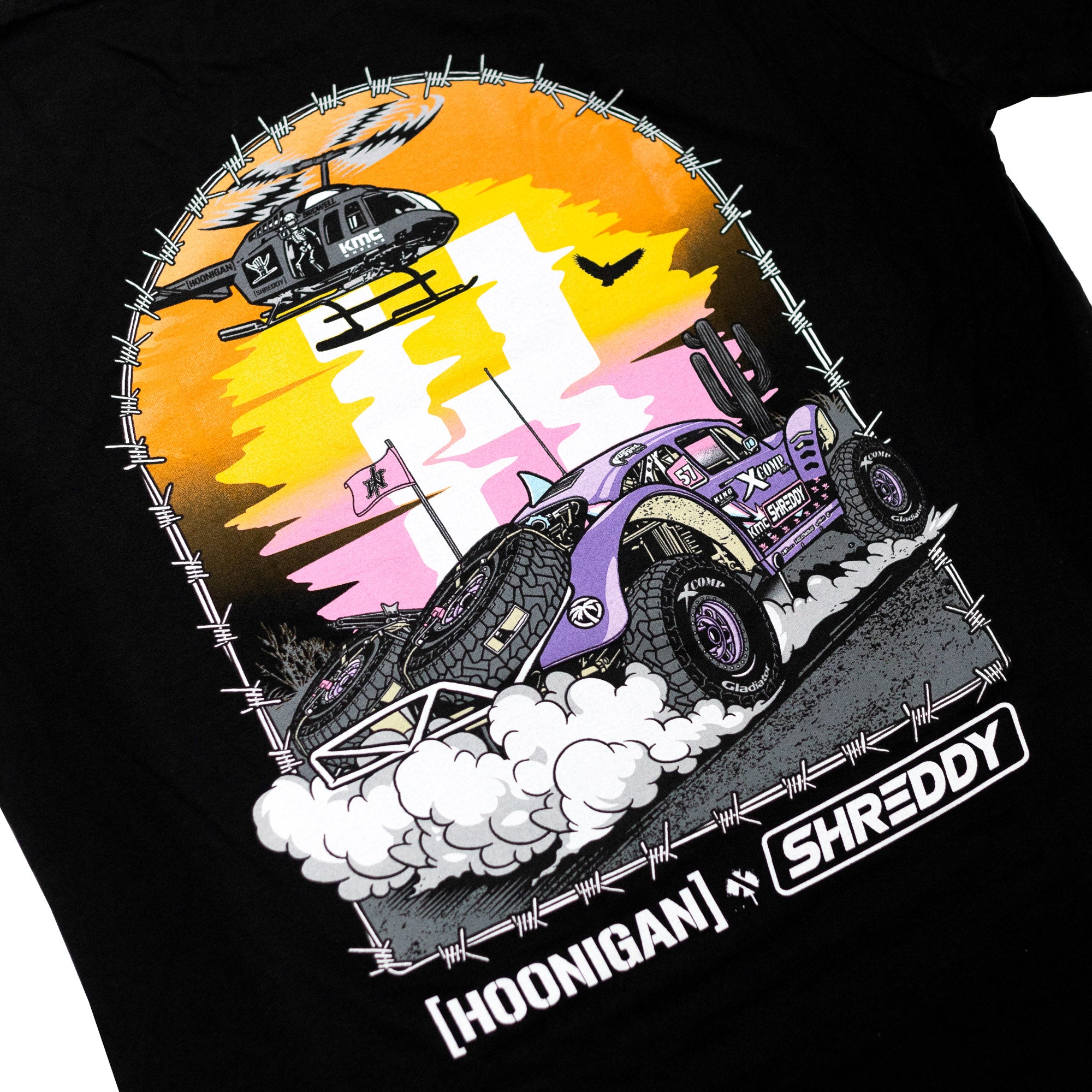 Hoonigan x Shreddy DESERT SHRED Short Sleeve T-Shirt