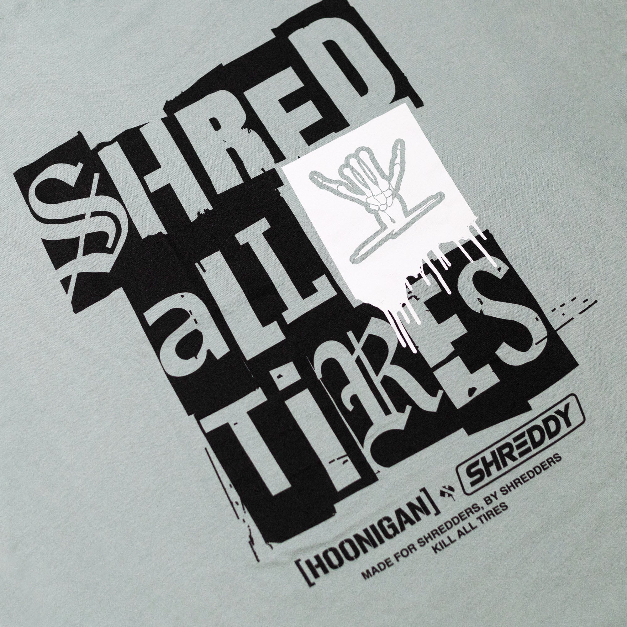 Hoonigan x Shreddy SHRED ALL TIRES Short Sleeve T-Shirt