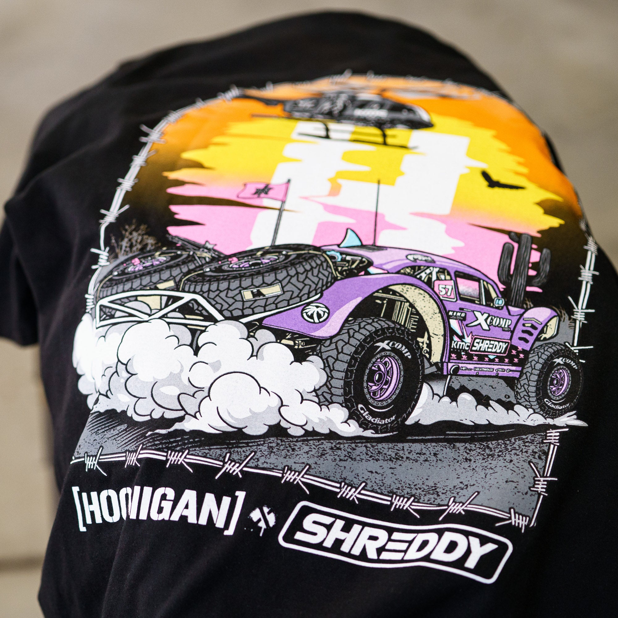 Hoonigan x Shreddy DESERT SHRED Short Sleeve T-Shirt