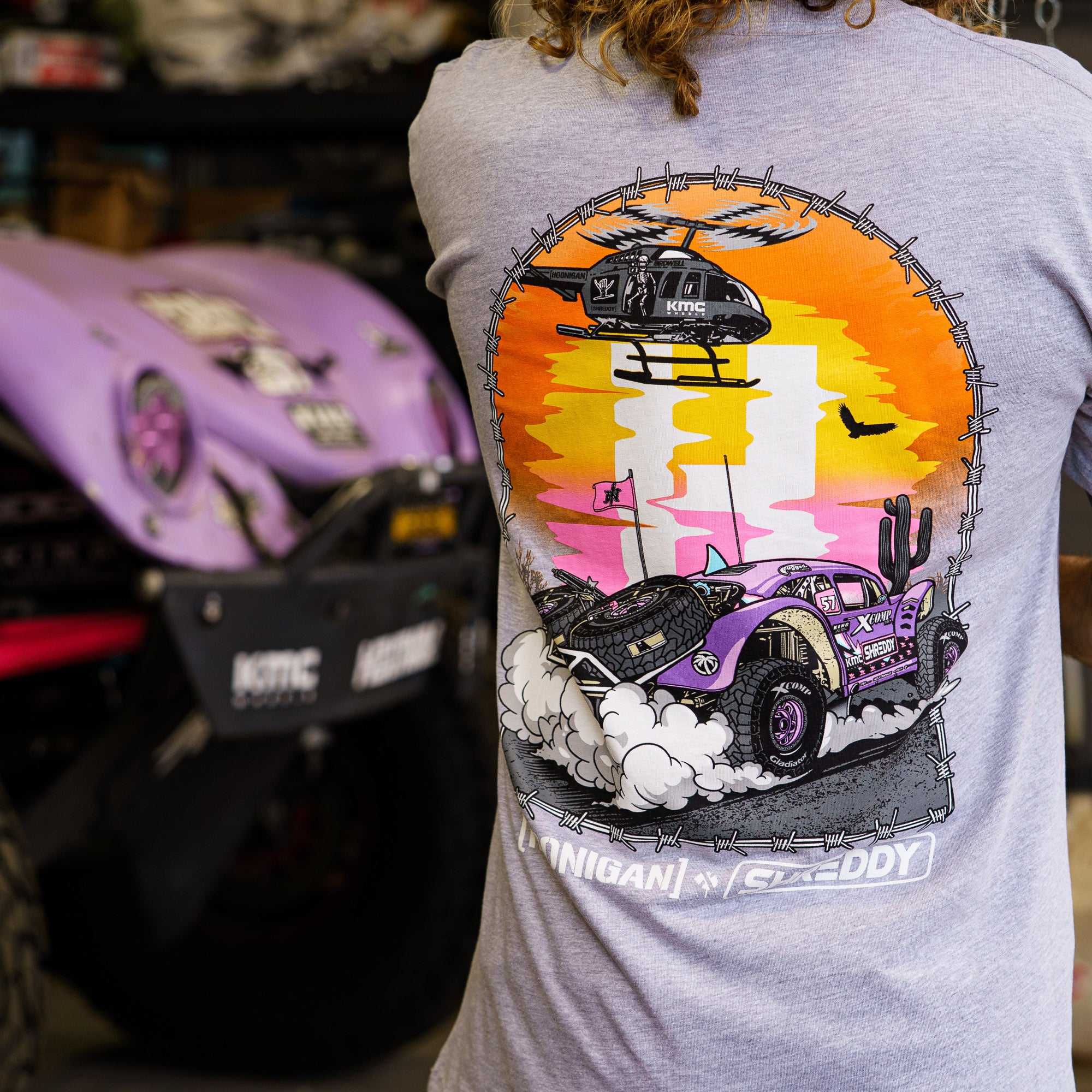 Hoonigan x Shreddy DESERT SHRED Short Sleeve T-Shirt