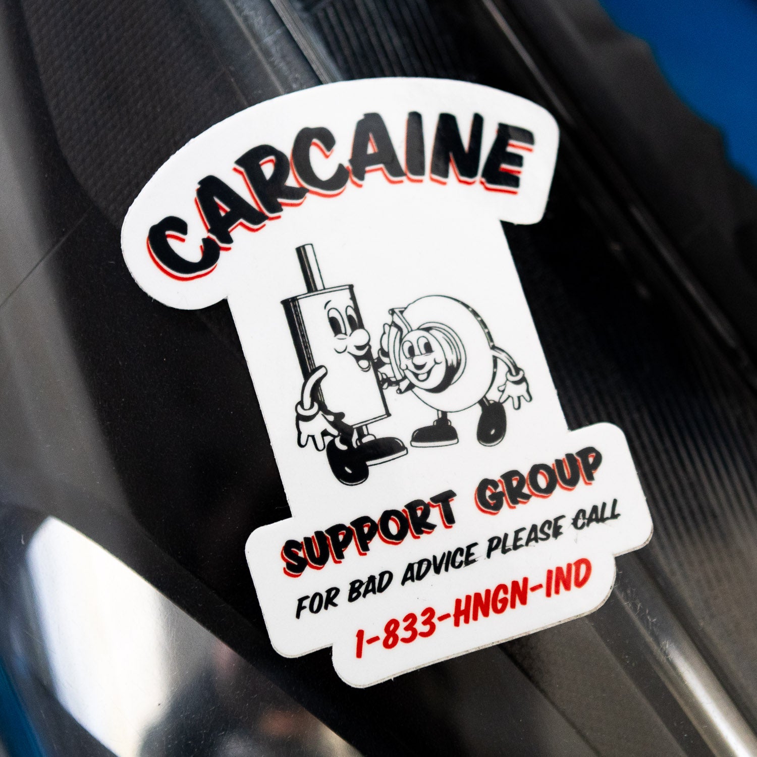 Hoonigan CARCAINE SUPPORT GROUP Sticker (3.8")