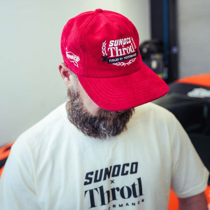 Throtl X Sunoco Unstructured Corduroy Snapback Hat