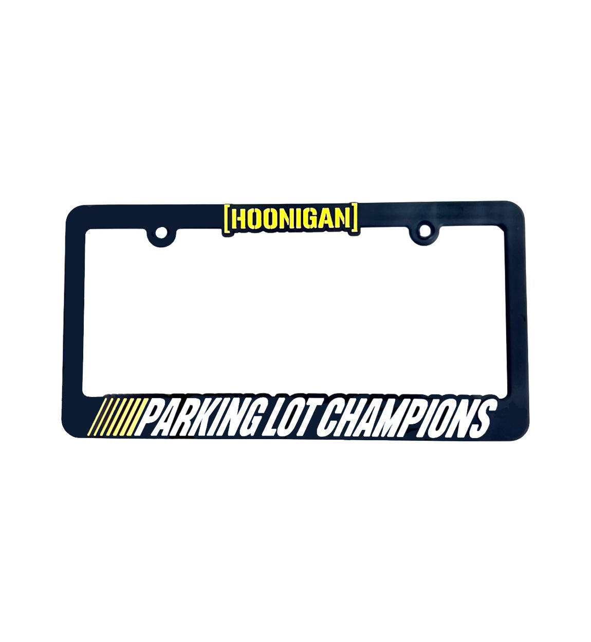 Hoonigan PARKING LOT CHAMPIONS License Plate Frame