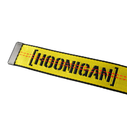 It's a belt, it's a ratchet... it's the NEW NEW HOONIGAN RATCHET web belt. The only way to get it on tight!