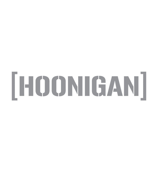 Hoonigan SMALL DIE CUT BRACKET LOGO Sticker (10")