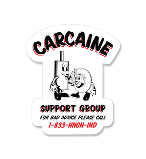 Hoonigan CARCAINE SUPPORT GROUP Sticker (3.8")