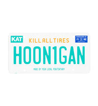 Hoonigan H00N1GAN License Plate