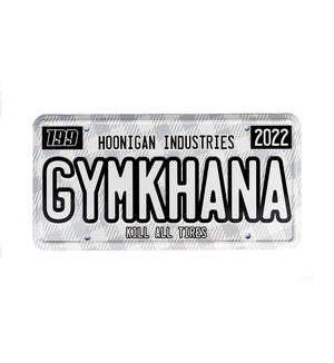 HOONIGAN GYMKHANA 2022 metal license plate
