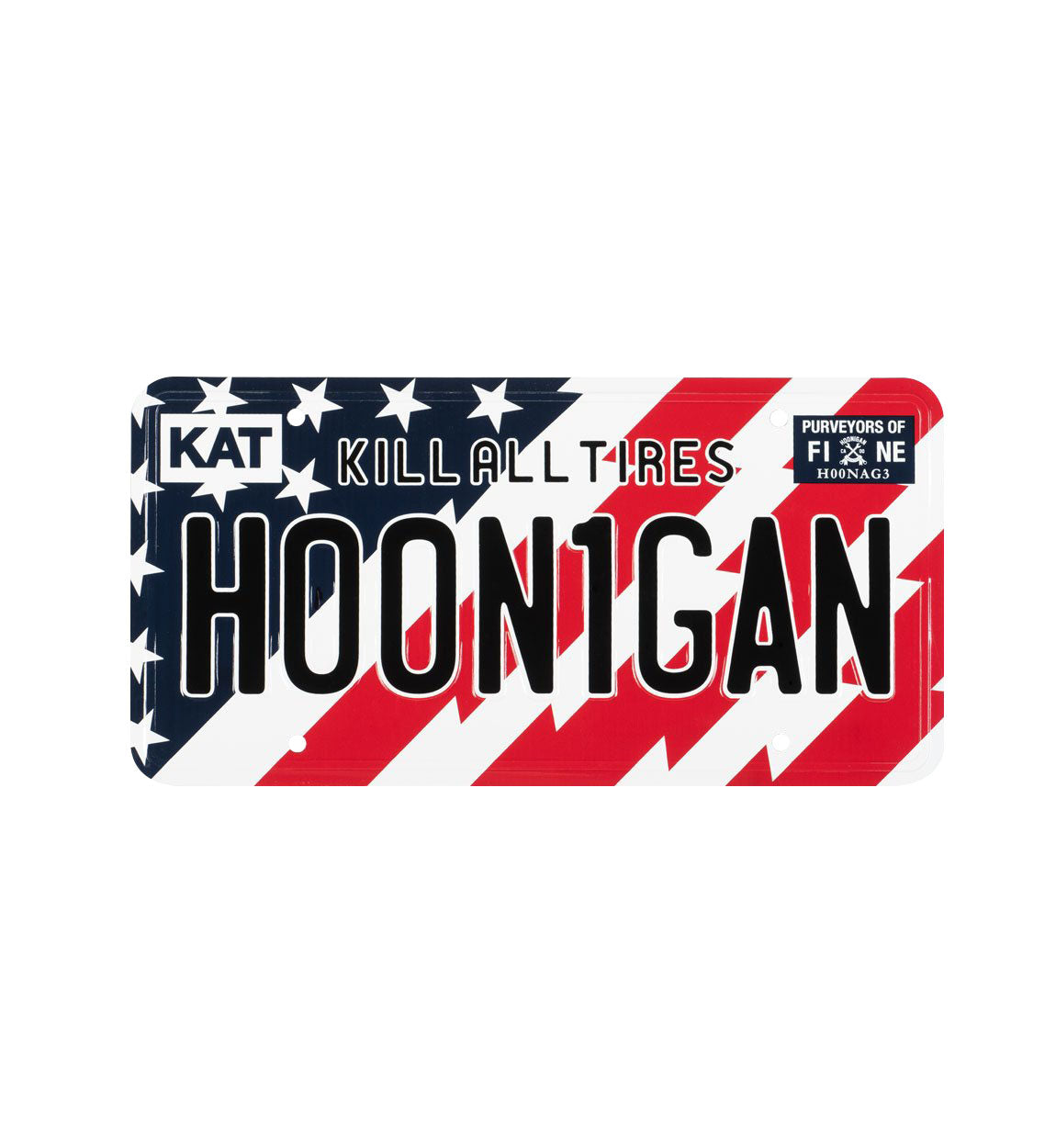 HOONIGAN STARS & STRIPES license plate