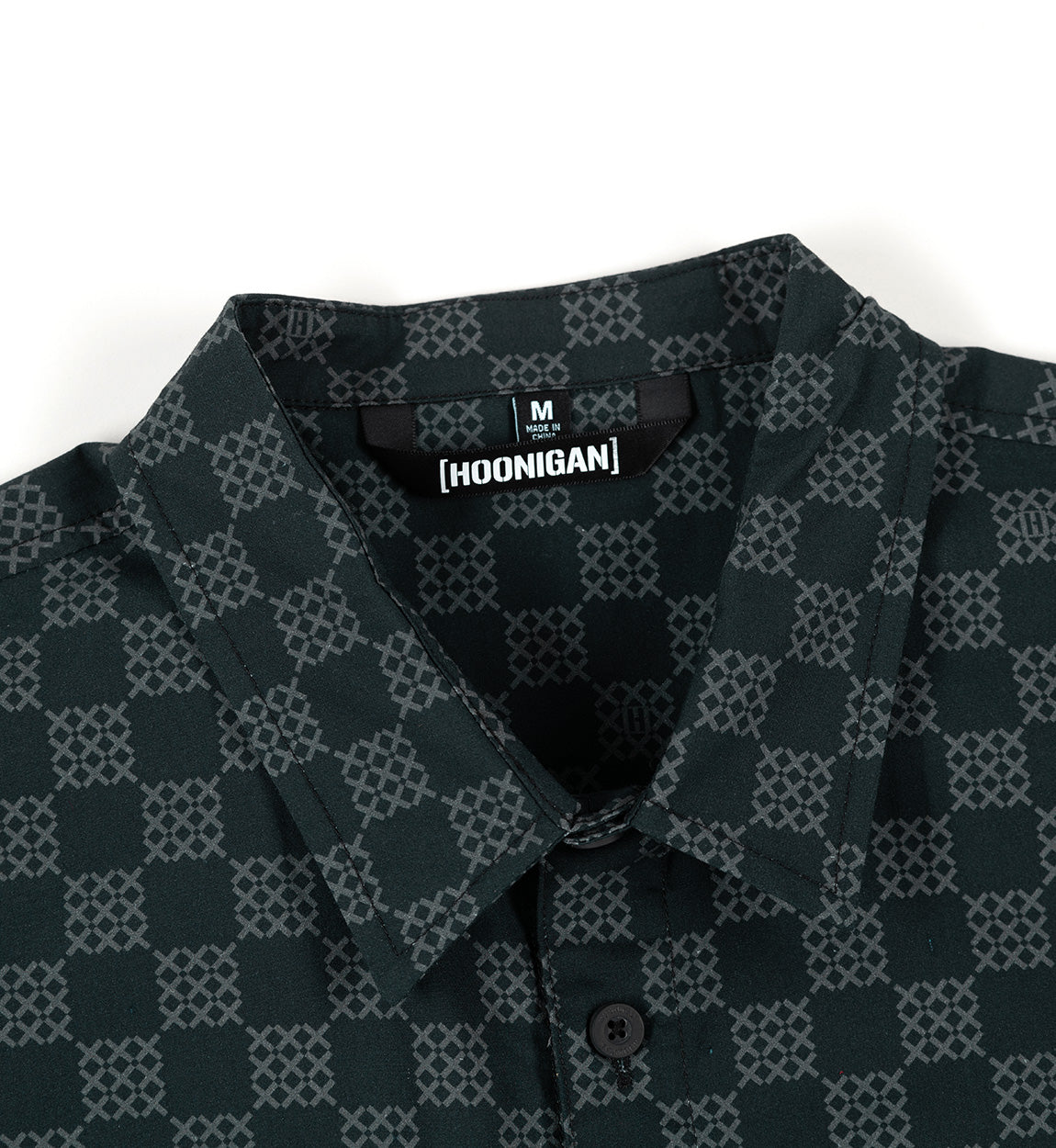 Hoonigan PODIUM Woven Short Sleeve Button-up Shirt