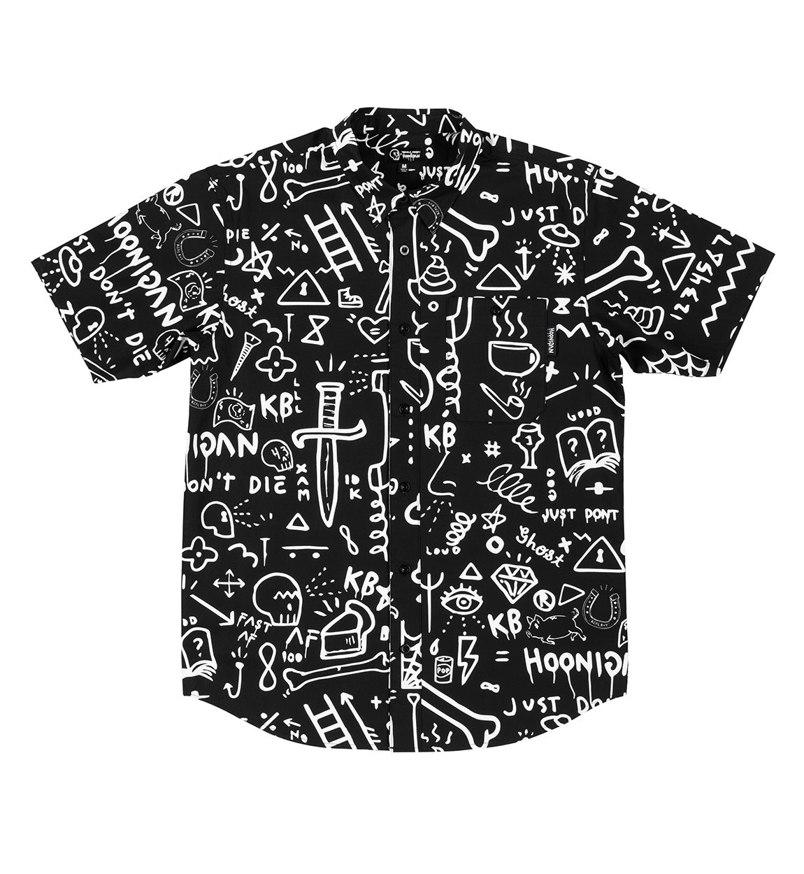 Ken Block x Trouble Andrew x Hoonigan SYMBOLS Woven Short Sleeve Shirt