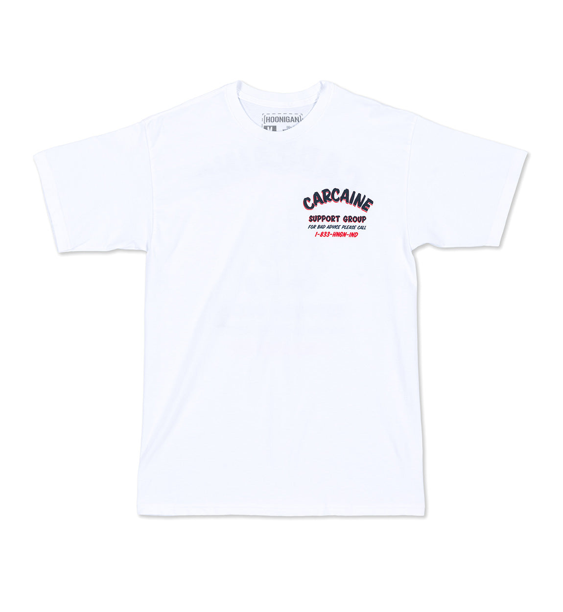HOONIGAN CARCAINE SUPPORT GROUP short sleeve t-shirt