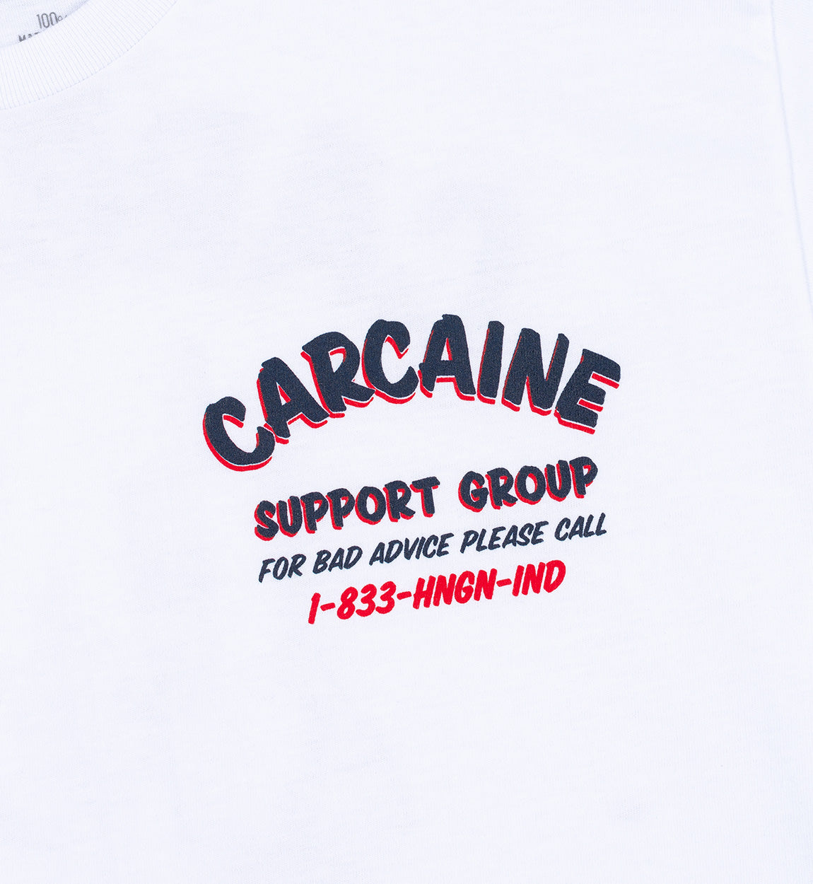 Hoonigan CARCAINE SUPPORT GROUP Short Sleeve Tee