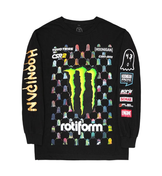 Ken Block x Trouble Andrew x Hoonigan Official Team Issue Long sleeve t-shirt