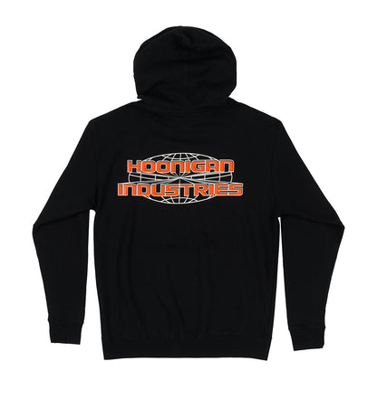 Keep it warm and toasty with the NEW NEW Hoonigan International Worldwide hoodie. Bold International Globe inspired graphics for that next trip around the world... or just to your next local meet up with the squad.